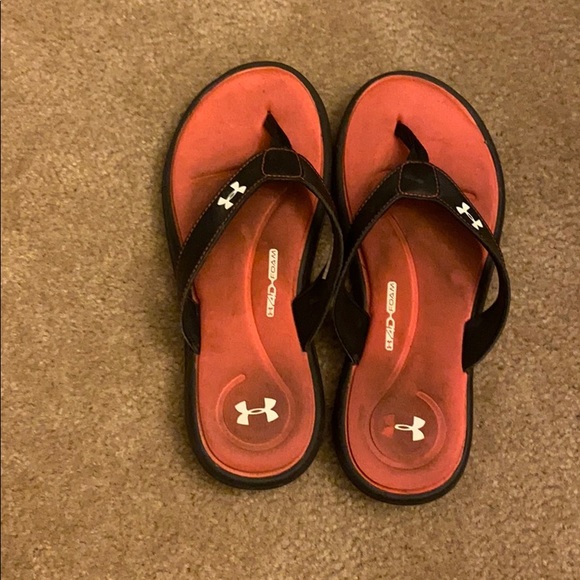 under armour foam flip flops